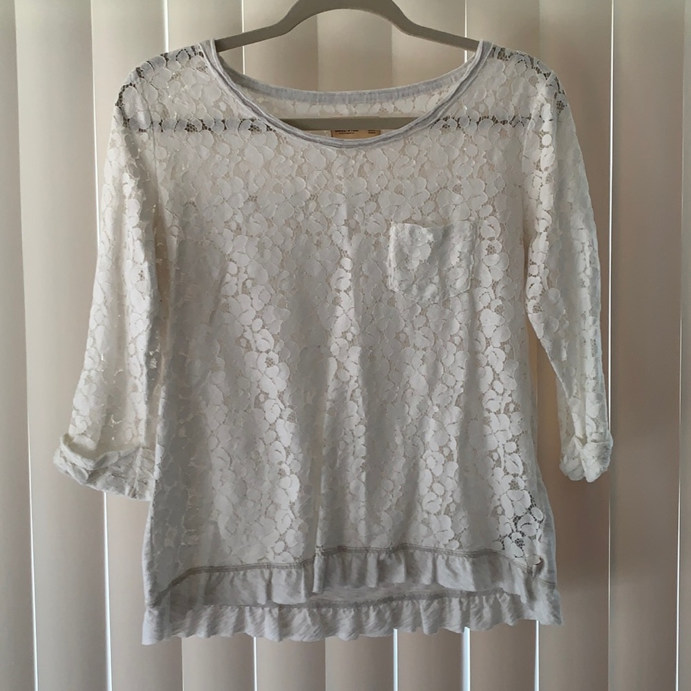 Lace Hollister shirt